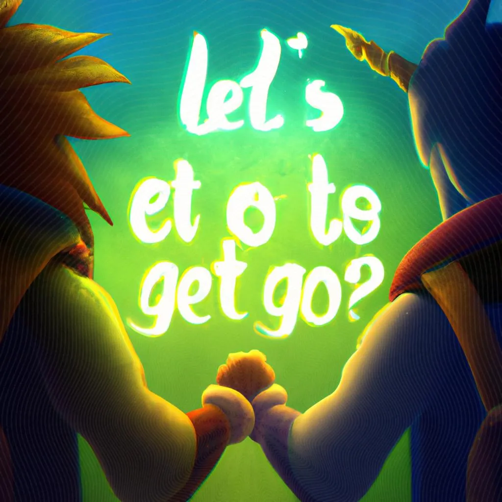 Desvendando o mistério: Qual o significado de Let's Go? 3 uma obra de arte ilustrativa de qual o significado de let's go