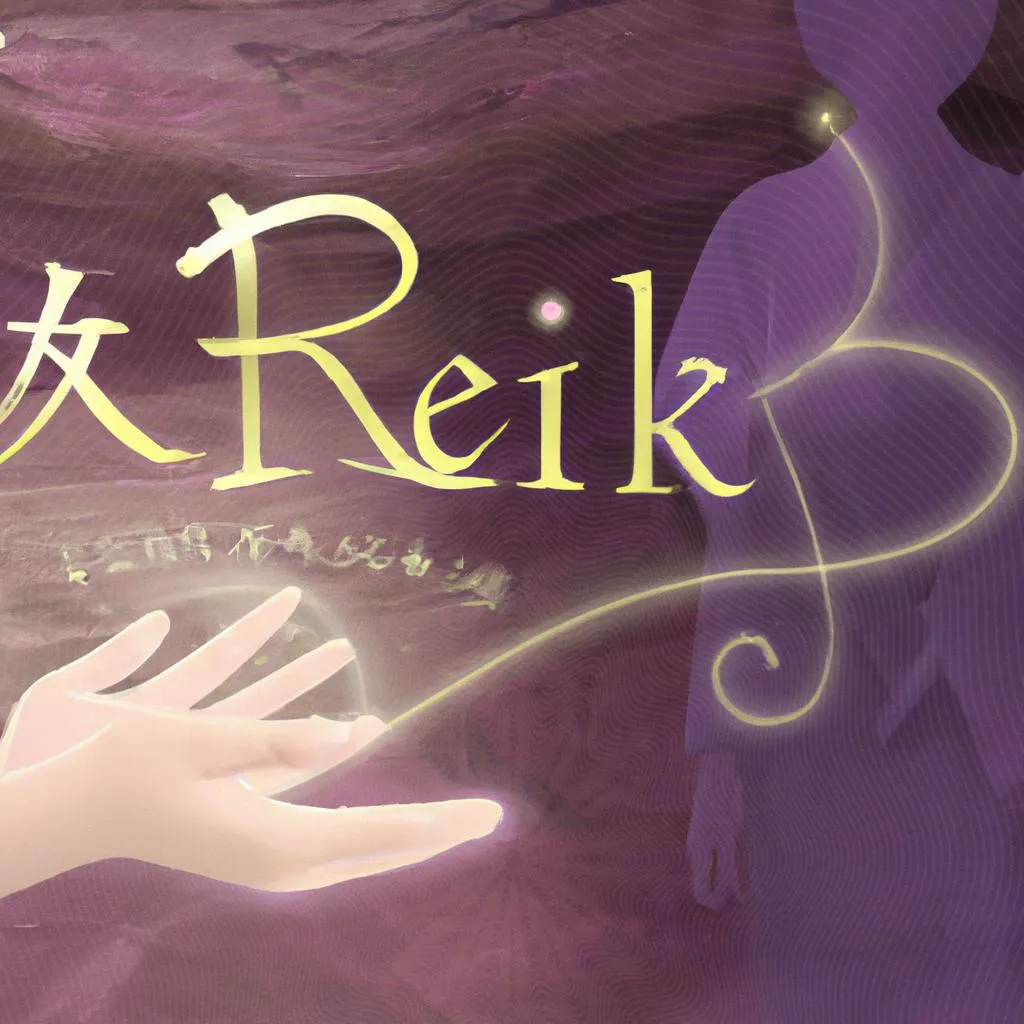 um contorno artístico de qual o significado de reiki