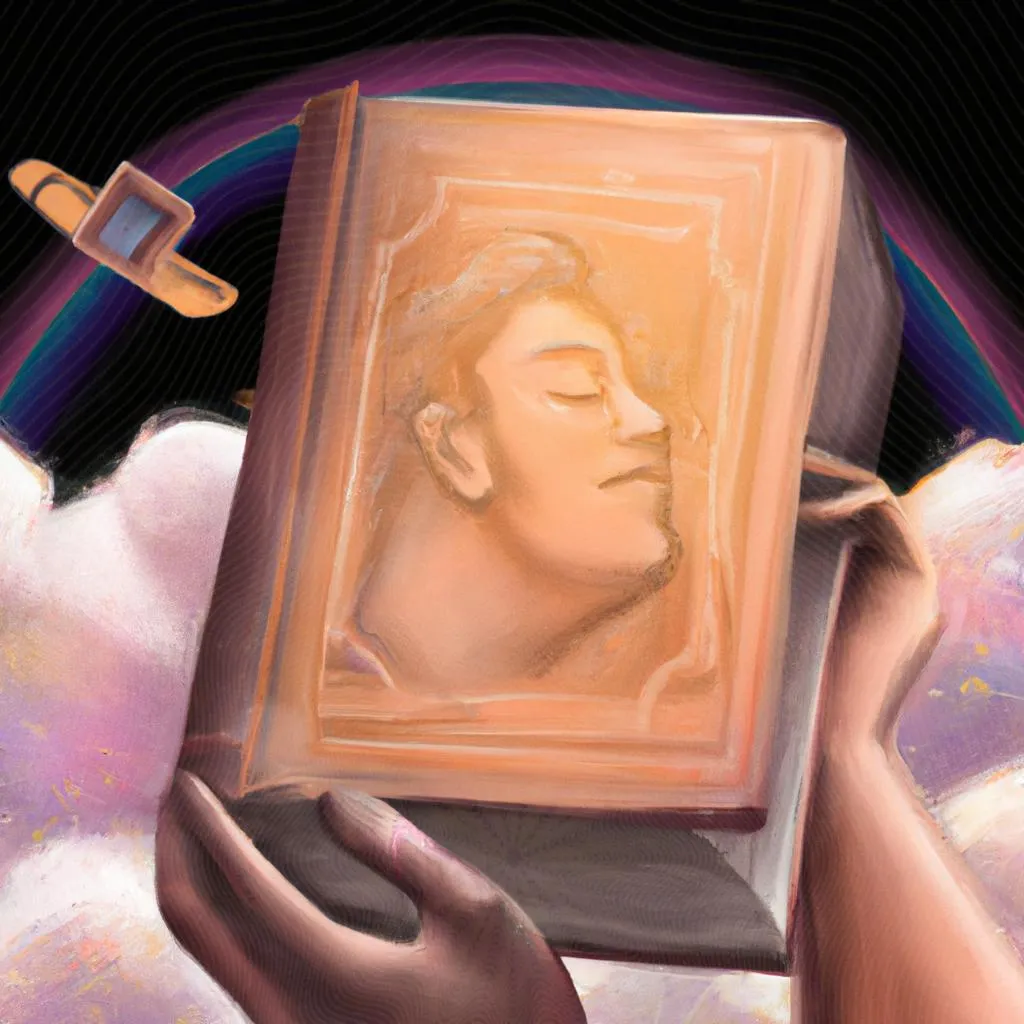 um retrato esboçado de qual o significado de sonhar com bíblia