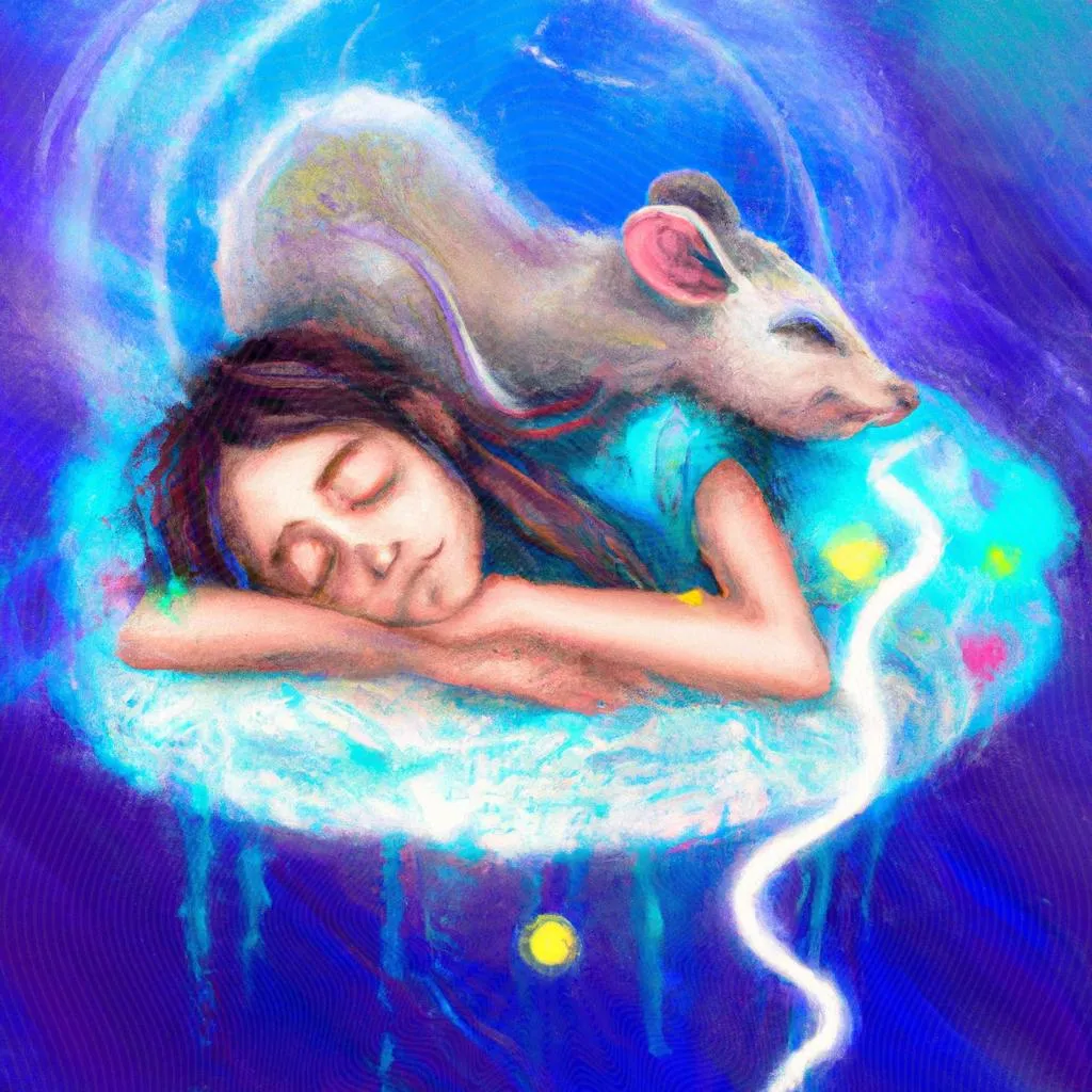 uma pintura figurativa de qual o significado de sonhar com ratos vivos