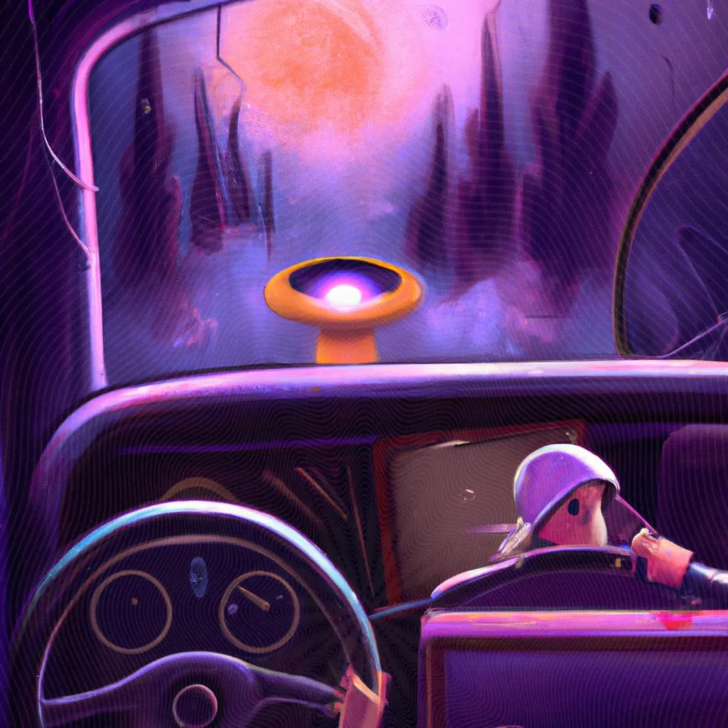 uma figura artística de qual o significado de sonhar dirigindo carro