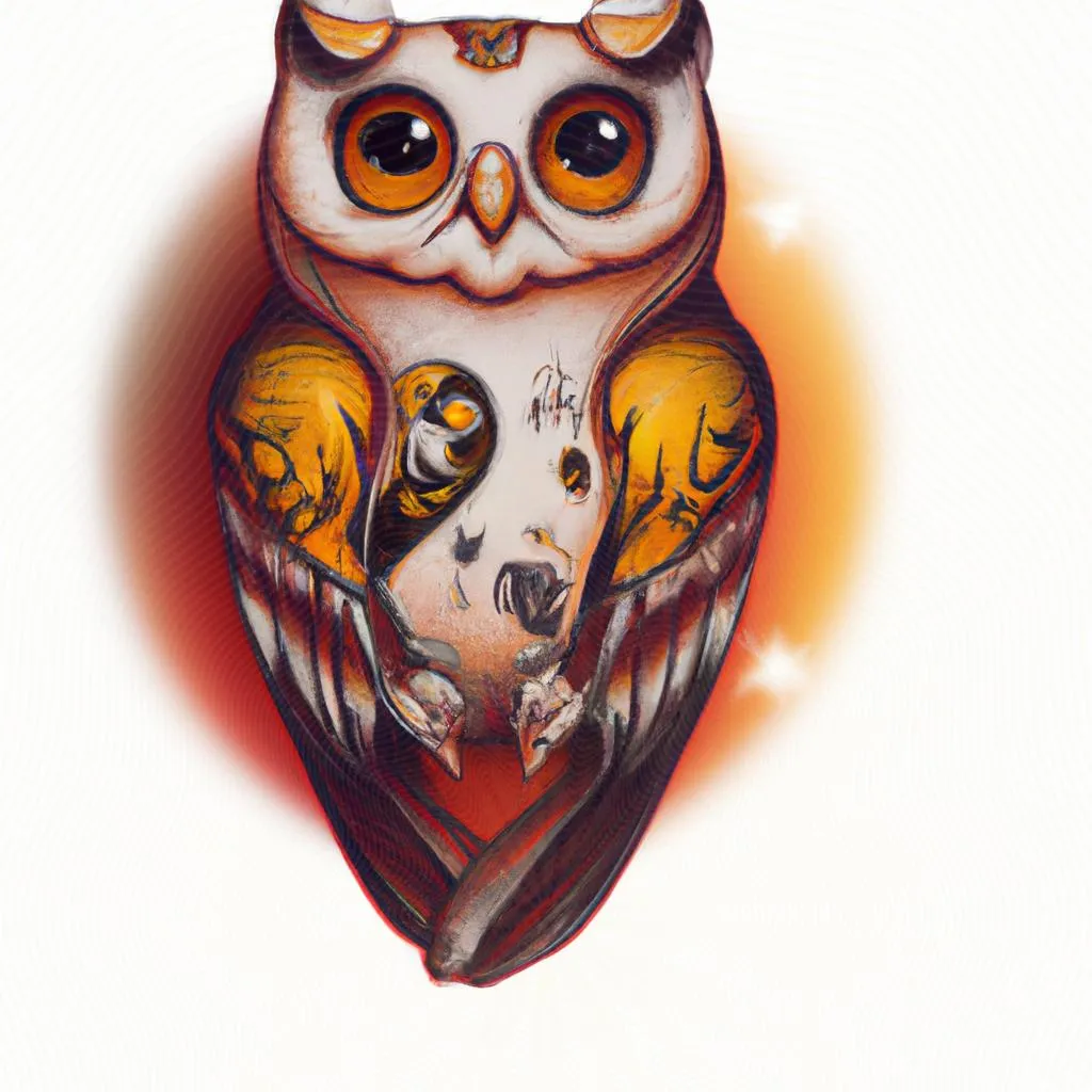 Significado Misterioso: Descubra a Simbologia da Tatuagem de Coruja 3 uma figura desenhada de qual o significado de tatuagem coruja