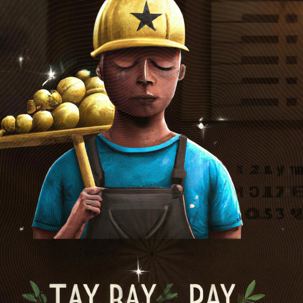 uma escultura ilustrada de qual o significado do dia do trabalhador