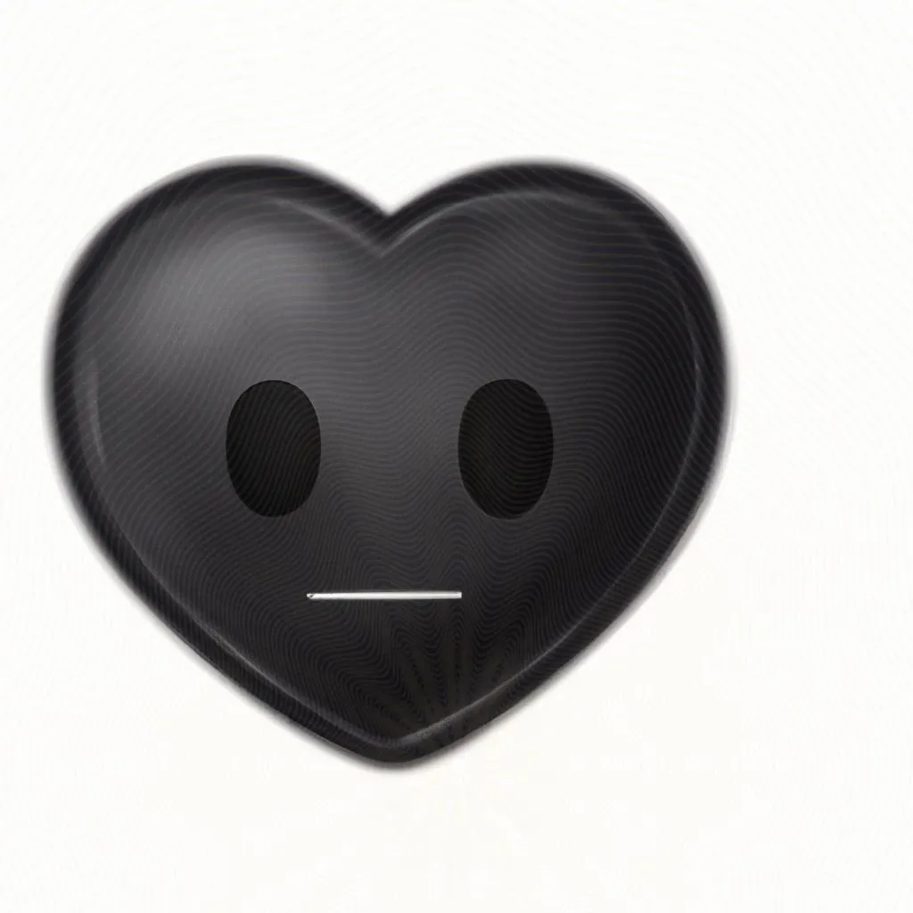 Desvendando o mistério do 💔: Significado do Emoji Coração Preto 2 uma representação gráfica de qual o significado do emoji coração preto