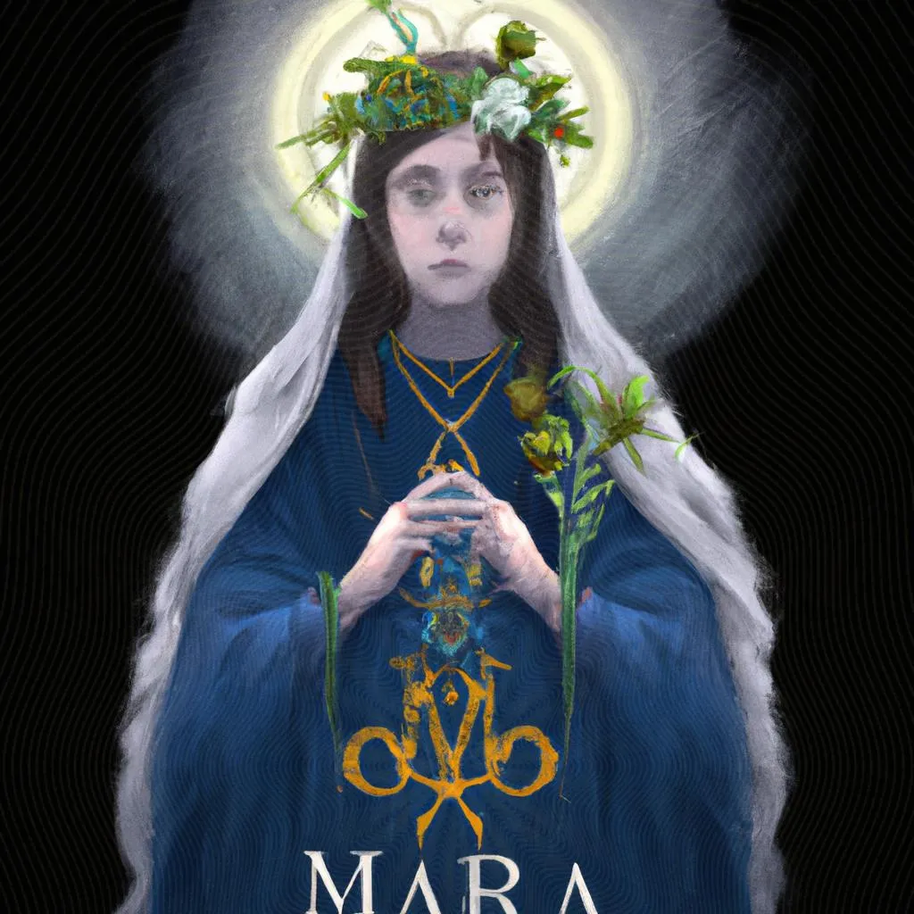 um esboço artístico sobre qual o significado do nome maria