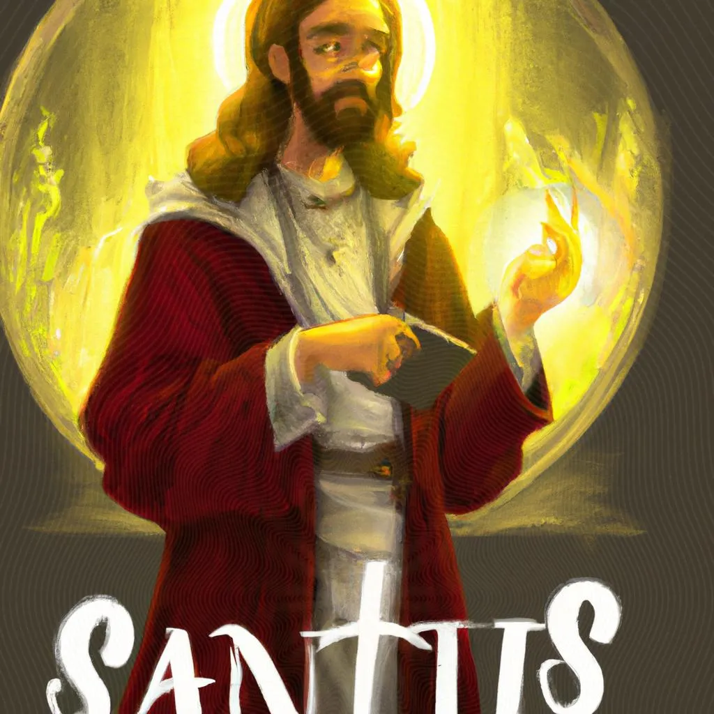 uma ilustração gráfica de qual o significado do nome santos