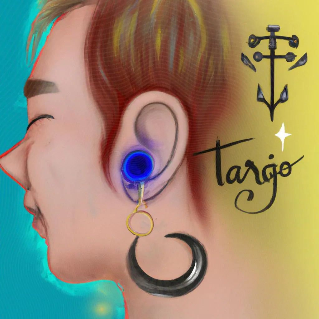 uma composição expressionista de qual o significado do piercing no tragus