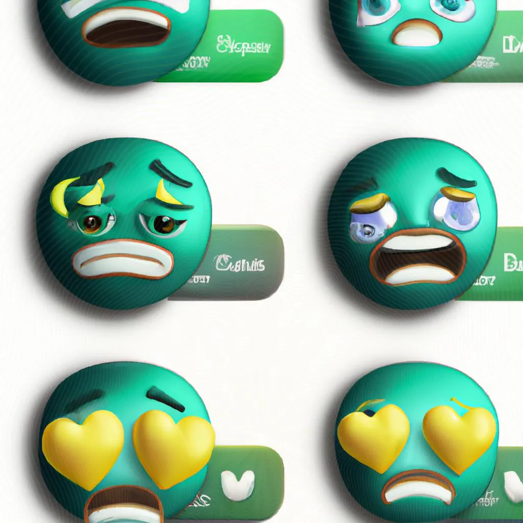 uma impressão artística de qual os significados das carinhas do whatsapp