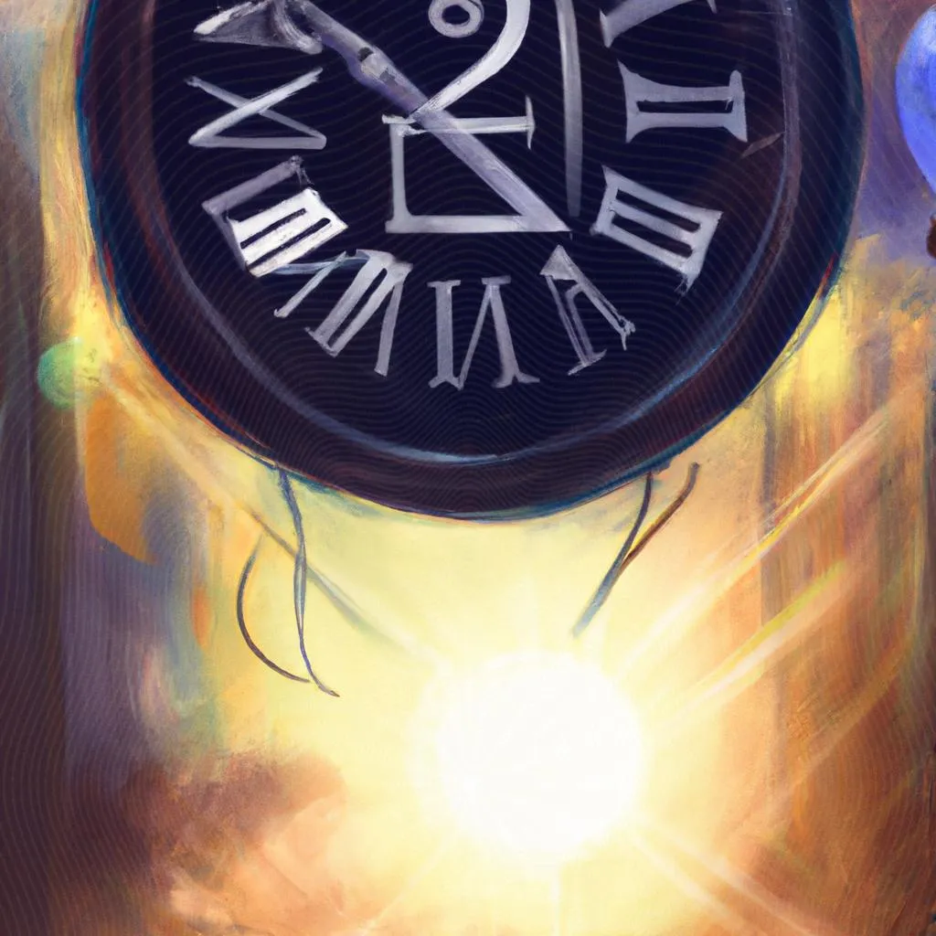 um gráfico ilustrado de qual significado da hora 21:21