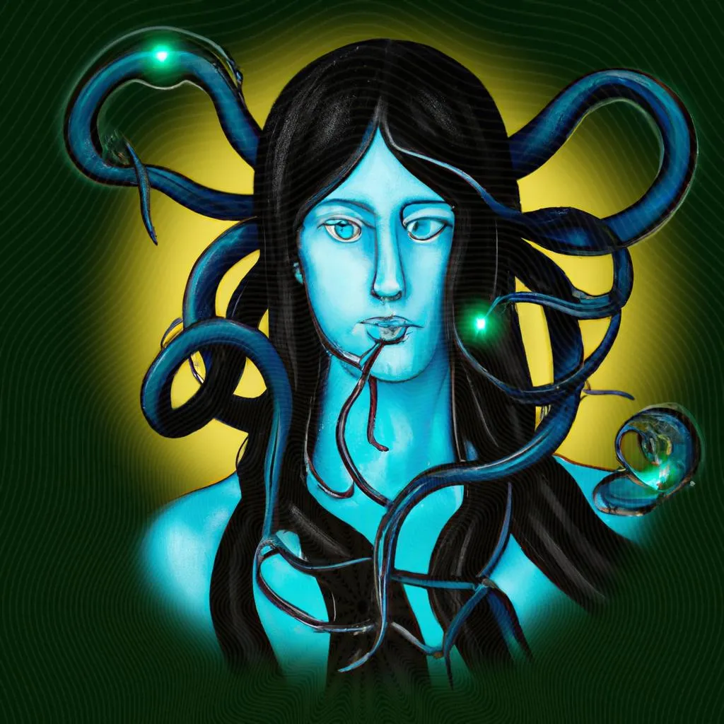 uma imagem estilizada de qual significado da tatuagem da medusa