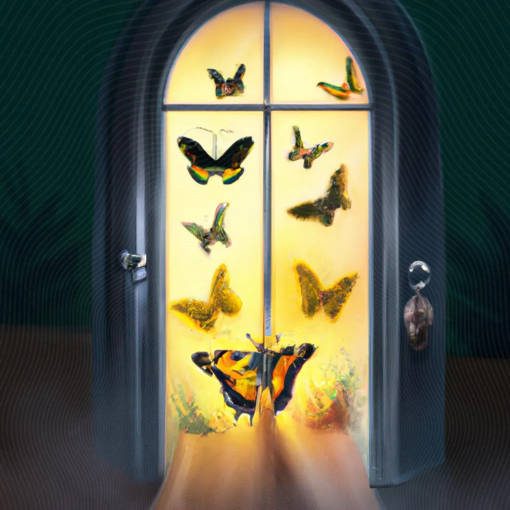 qual significado de borboleta dentro de casa