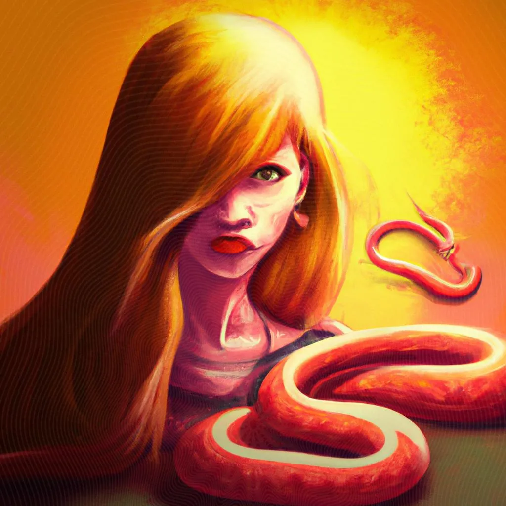 Desvendando o Mistério: Significado de Sonhar com Cobra Vermelha 3 uma imagem gráfica sobre qual significado de sonhar com cobra vermelha