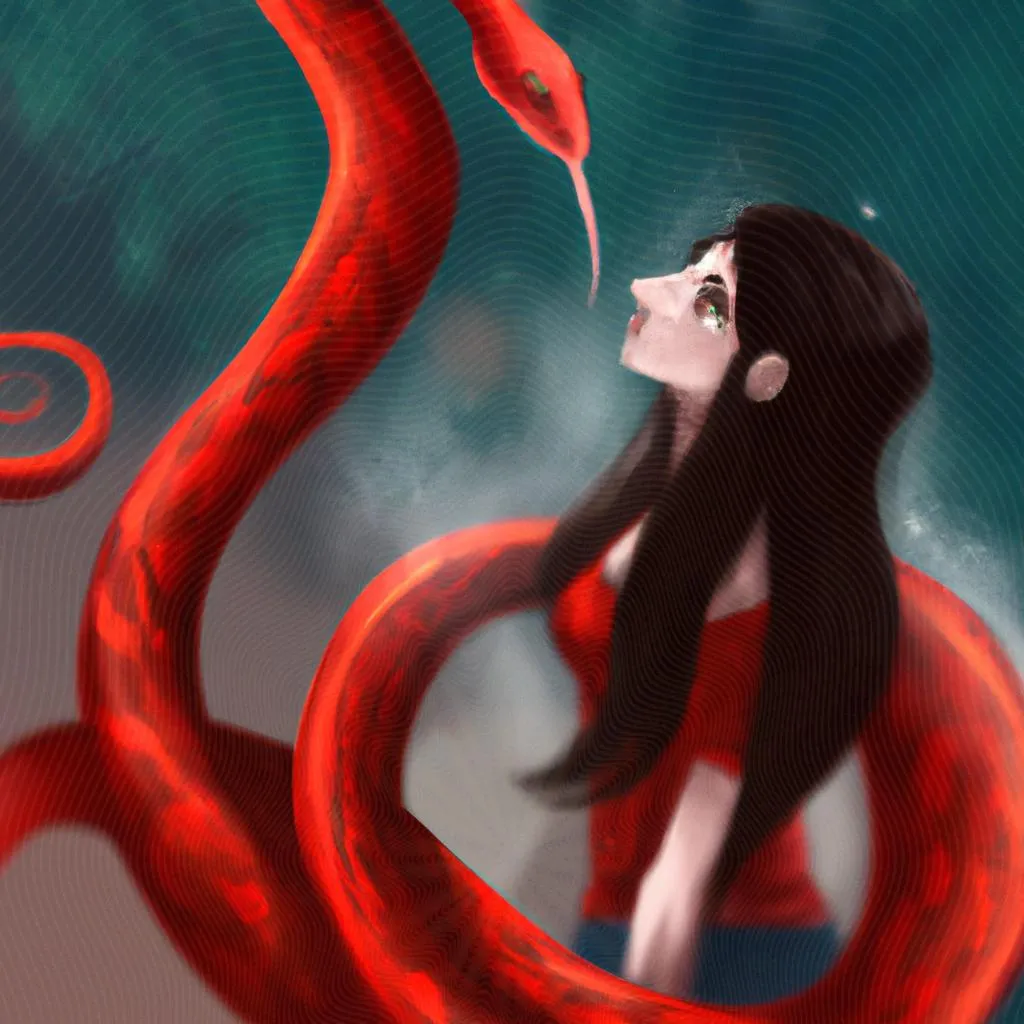 qual significado de sonhar com cobra vermelha
