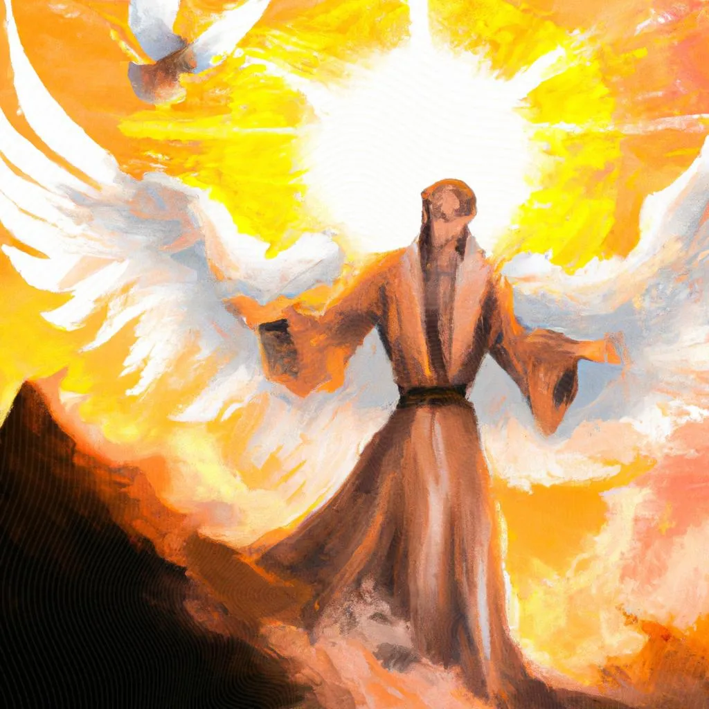Quando Desce o Espírito Santo: Os Mistérios e Significados Revelados 4 uma ilustração em preto e branco de quando desce o espirito santo