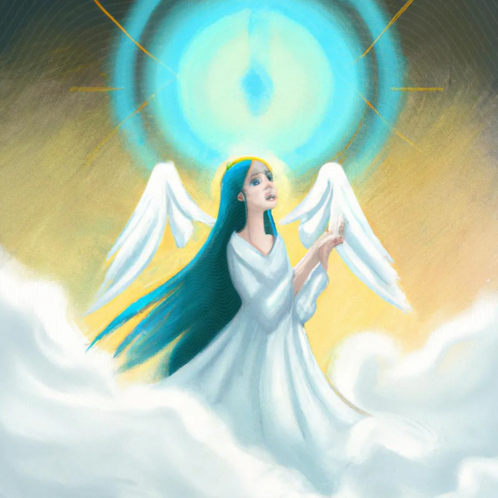uma figura desenhada de que o espirito santo de deus