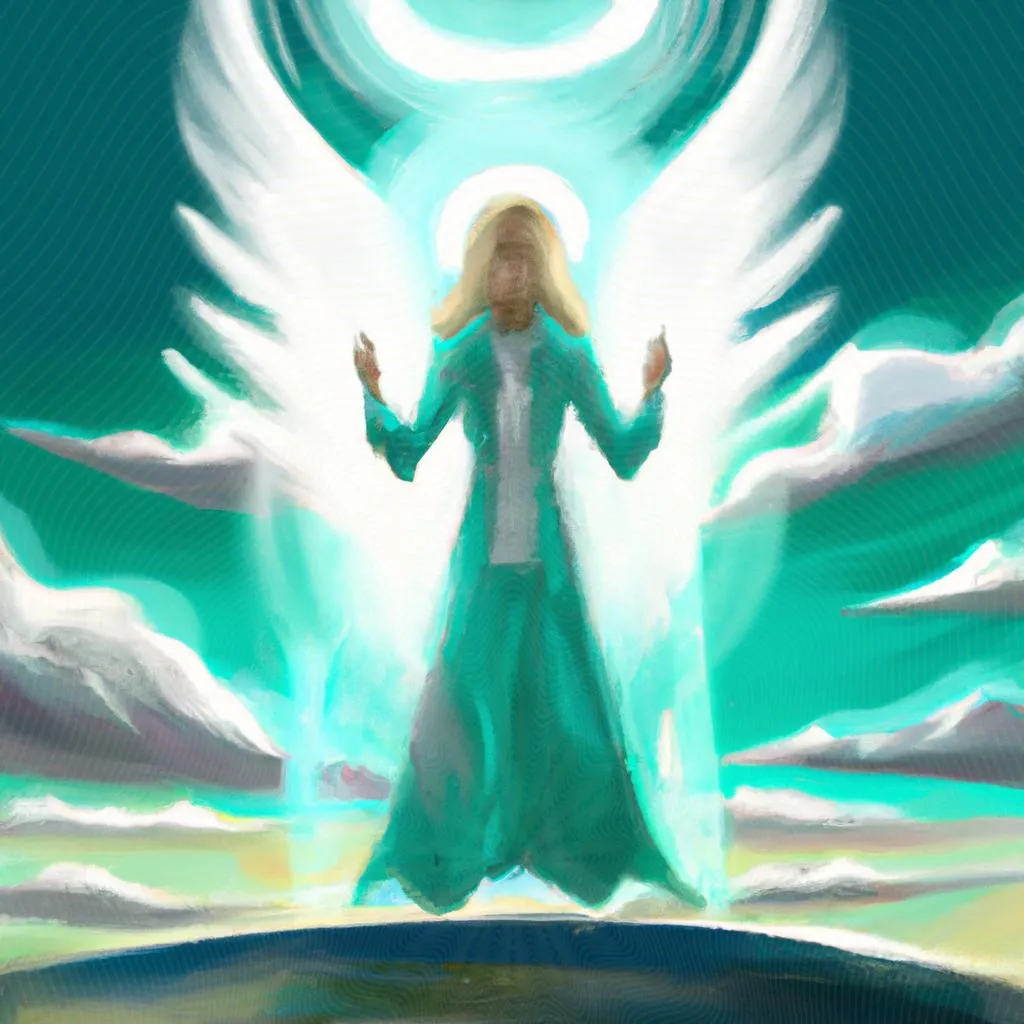 uma paisagem ilustrada de que o espirito santo de deus