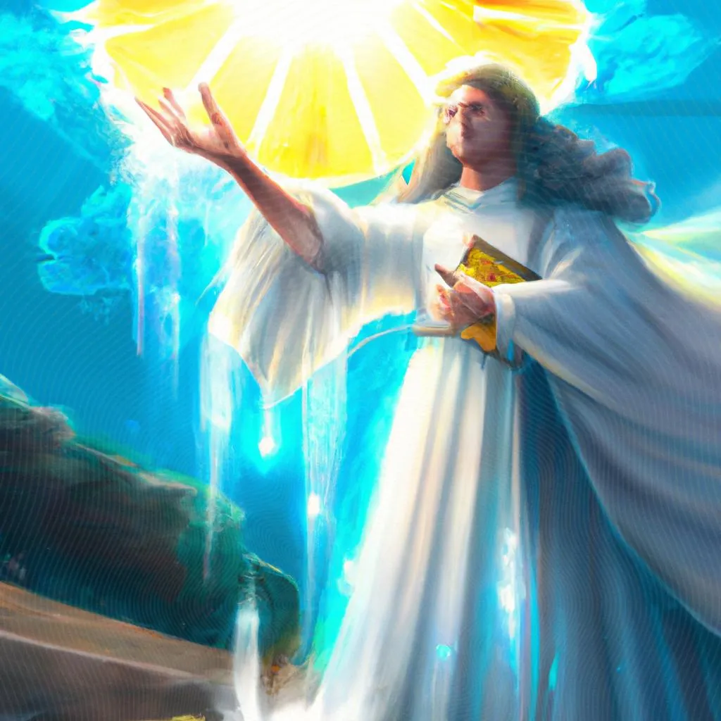 uma representação visual de quem criou deus segundo o espiritismo
