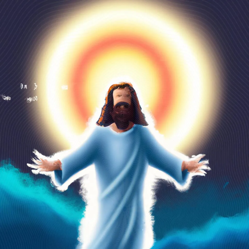 Quem é Jesus no Espiritismo: Descubra a Verdadeira Essência Mística 3 uma vista panorâmica ilustrada de quem é jesus no espiritismo