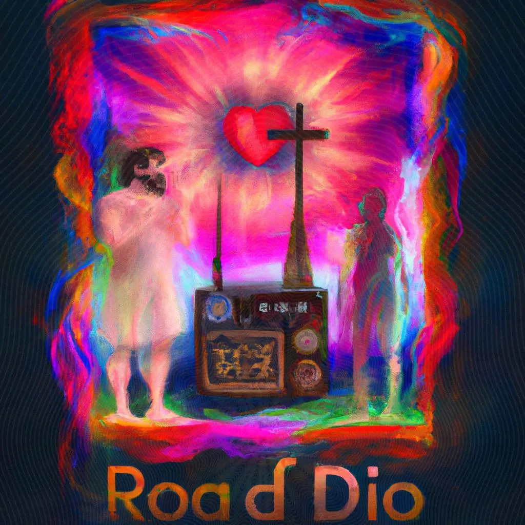 um desenho sobre radio deus e amor espirito santo