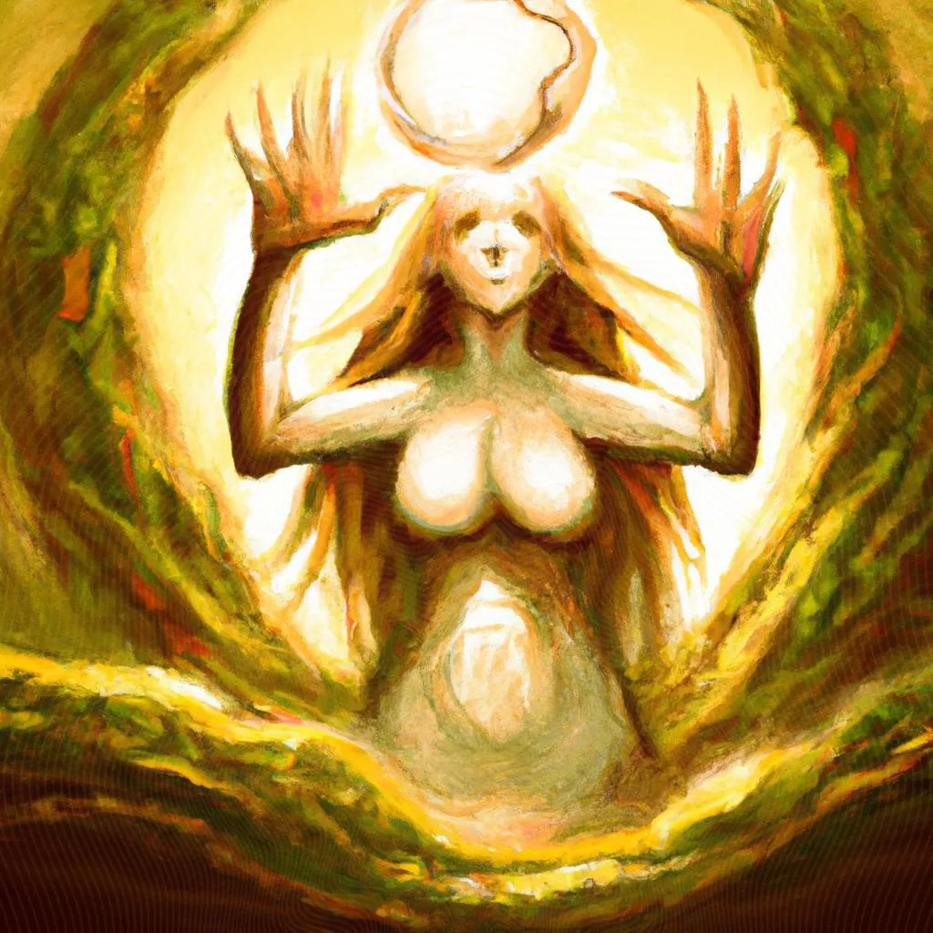 um desenho artístico sobre receber espirito santo