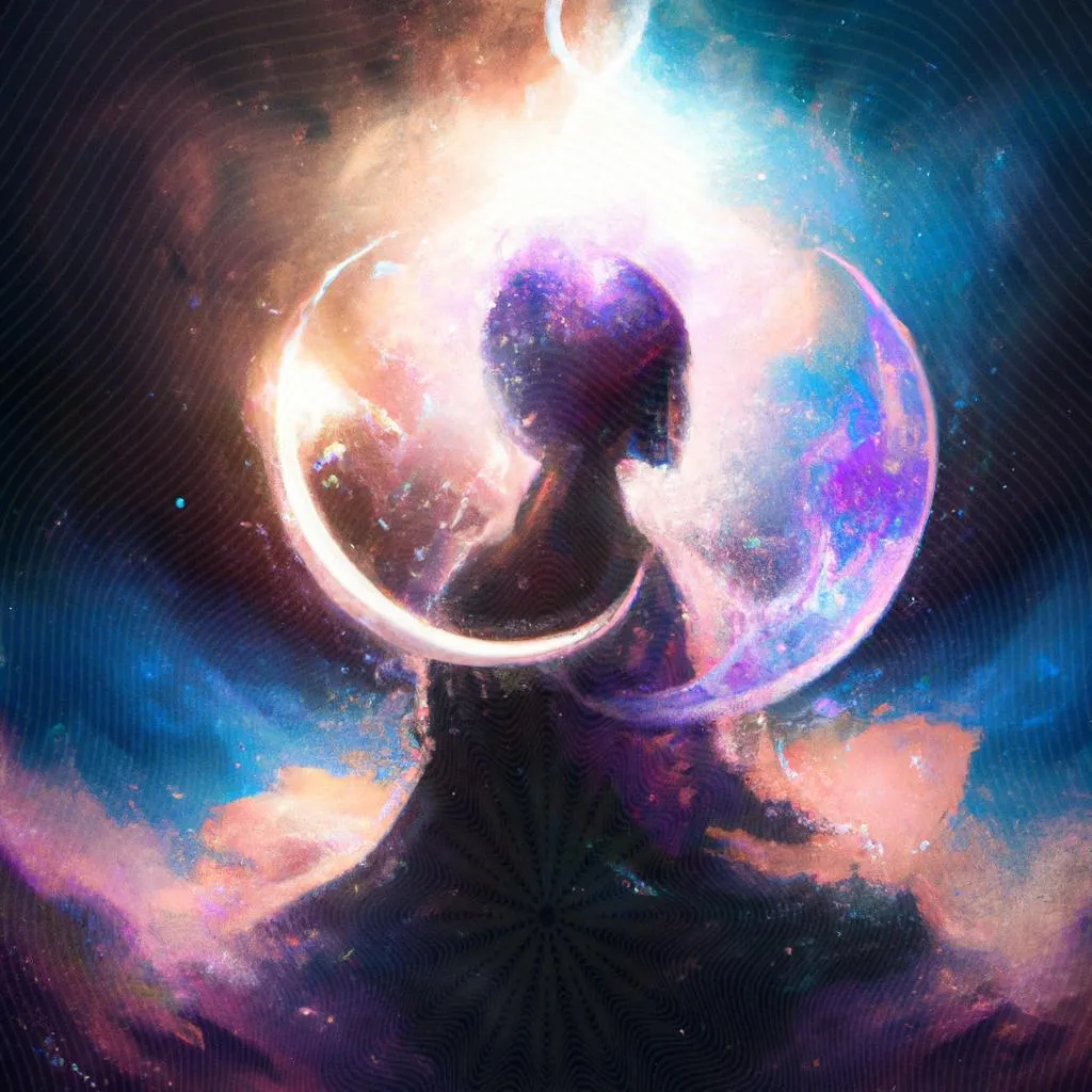 Reflexão Espírita: Descubra o Poder da Meditação para a Alma 3 um desenho artístico sobre reflexão espirita