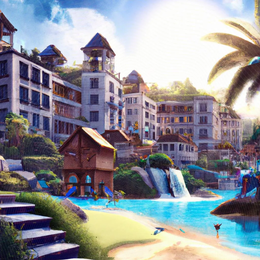 uma imagem impressionista de resort all inclusive espirito santo
