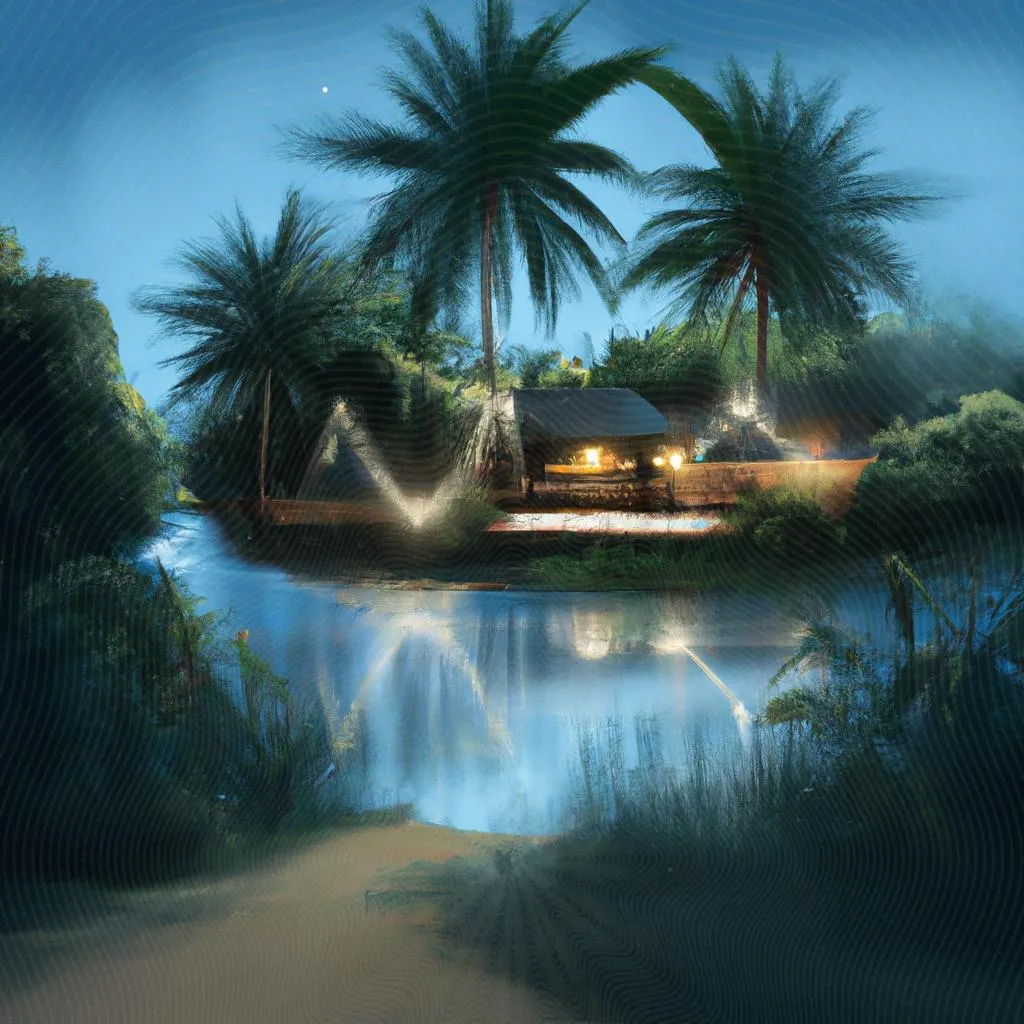 uma imagem estampada de resort em espirito santo