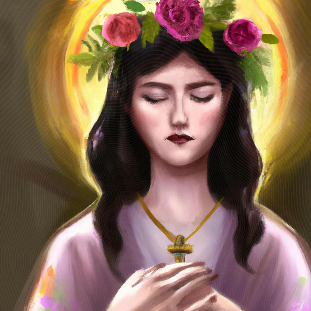 uma aquarela sobre rosa cruz espiritismo
