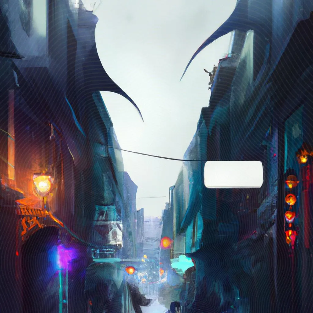 uma cena cinematográfica ilustrada de rua espirito santo 285