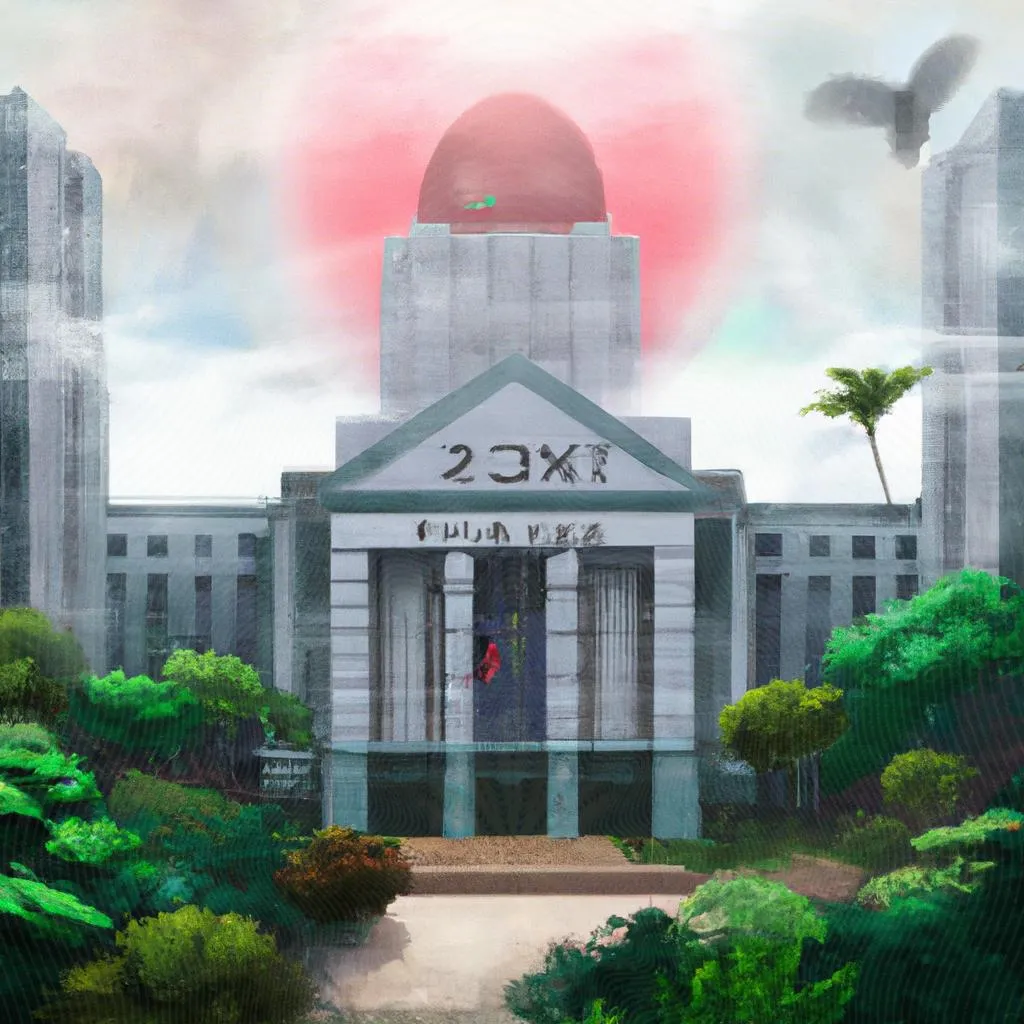 uma vista panorâmica ilustrada de senado espirito santo 2022