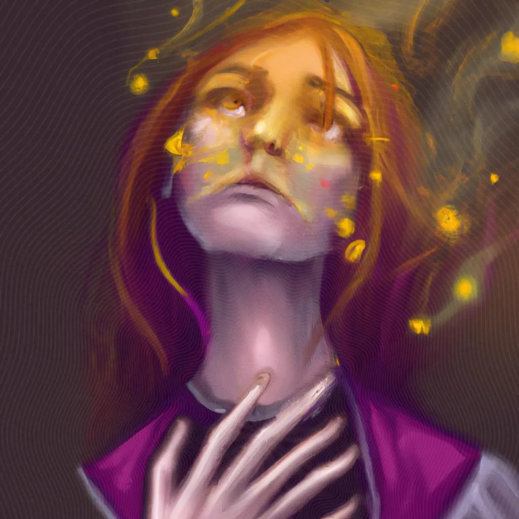 um esboço artístico sobre sentir cheiro de perfume doce do nada espiritismo