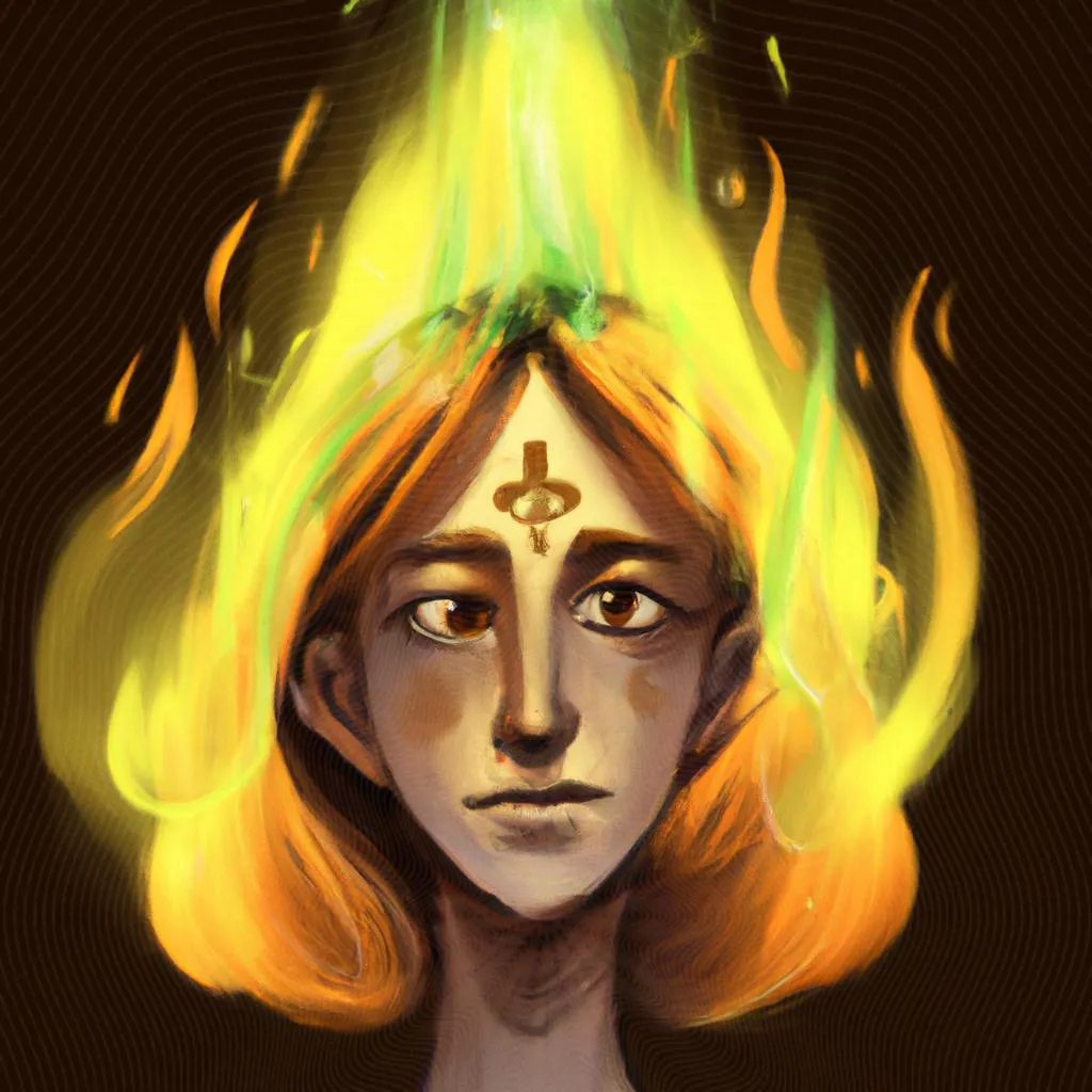 Sentir Cheiro de Queimado: Significado Espiritual e Místico 2 uma pintura figurativa de sentir cheiro de queimado espiritismo
