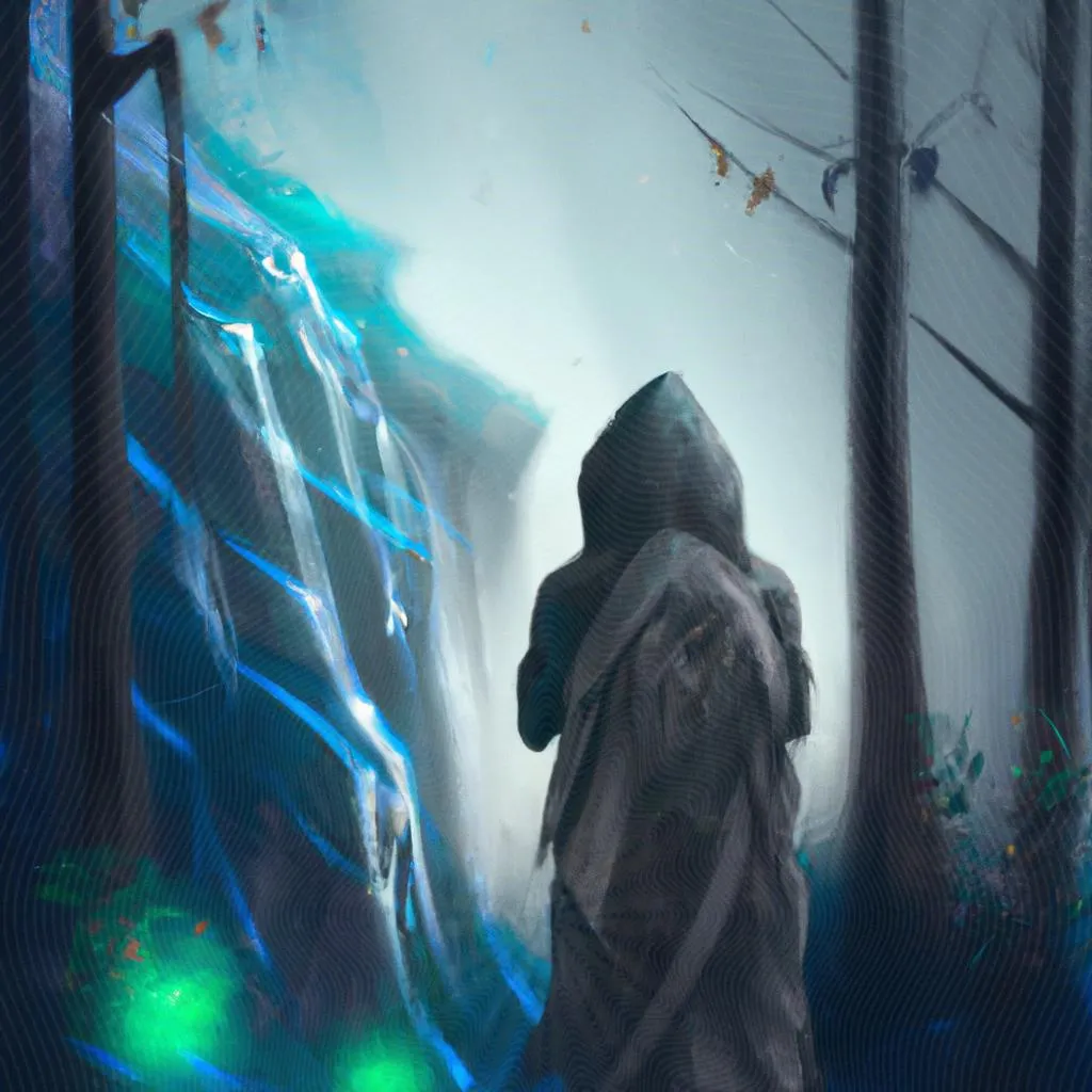 uma ilustração em preto e branco de sentir frio nas costas espiritismo