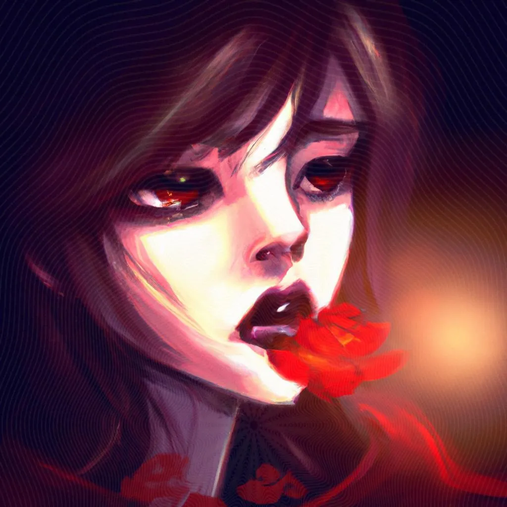 Sangue na boca: o que o espiritismo revela sobre essa sensação? 4 uma cena cinematográfica ilustrada de sentir gosto de sangue na boca espiritismo