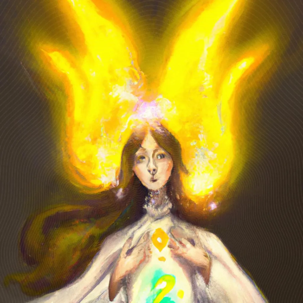  uma imagem gráfica sobre seres de luz espiritismo