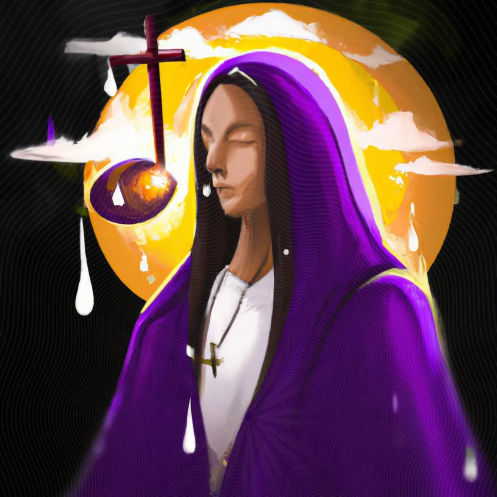 uma caricatura de sexta feira santa espiritismo