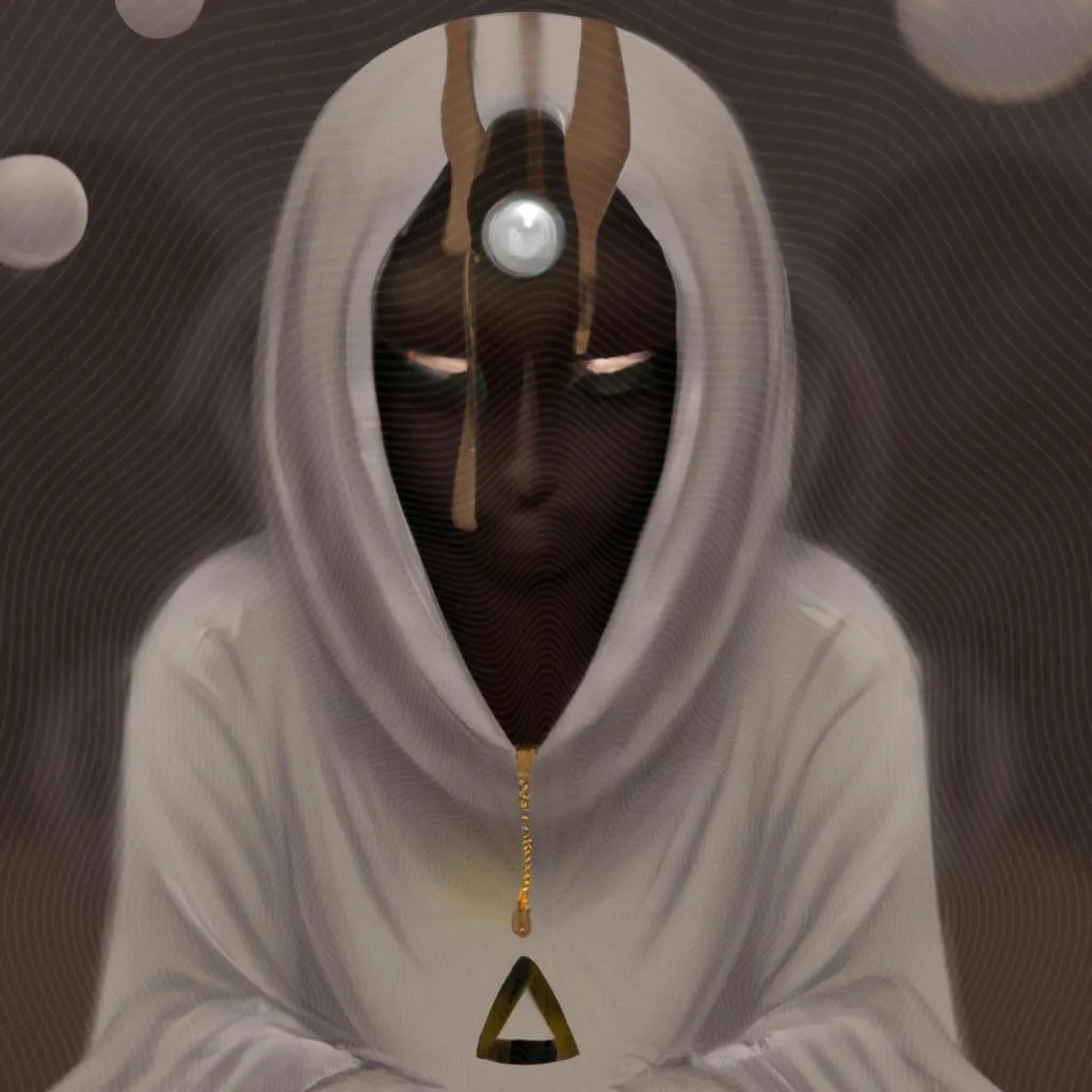 uma arte abstrata sobre significado do umbigo no espiritismo
