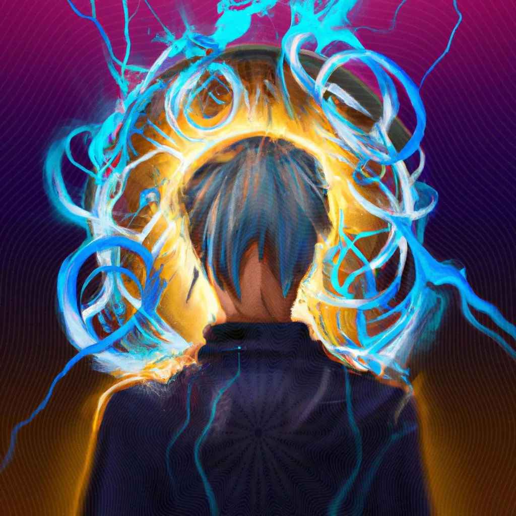 uma composição ilustrativa de síndrome da cabeça explosiva espiritismo