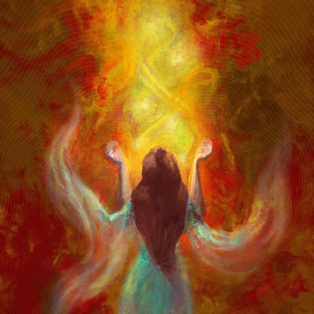 Símbolo Sagrado: O Significado do Espírito na Jornada Esotérica. 4 uma arte gráfica sobre sinonimo de espirito