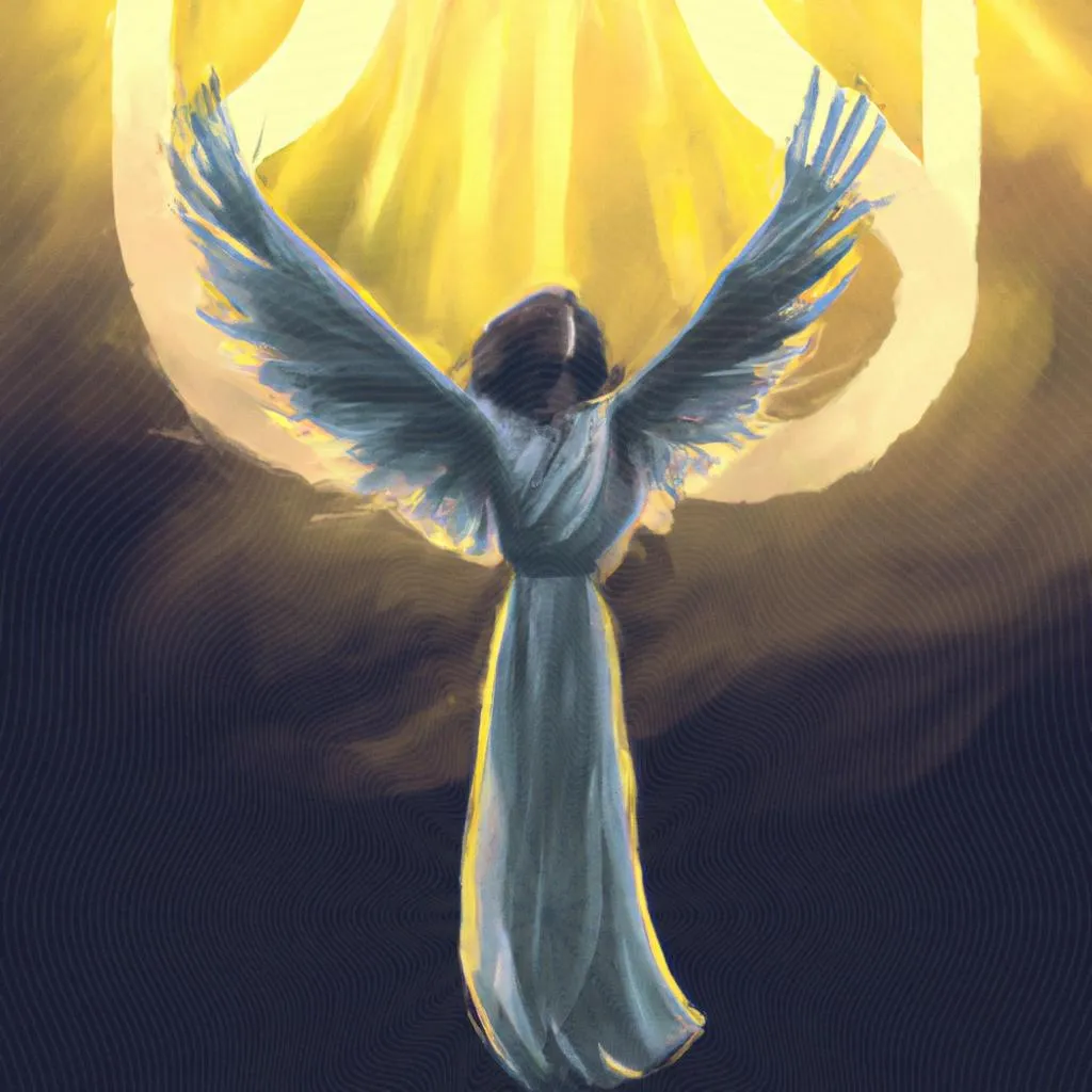 uma arte gráfica sobre sobre cristo o espirito pousou