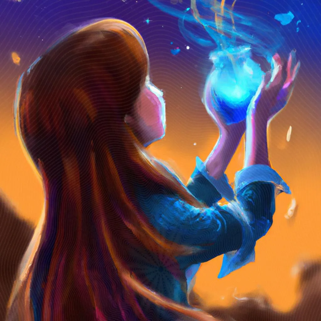 Desvendando o mistério: Sonhar com espíritos querendo te pegar 4 uma obra de arte ilustrativa de sonhar com espiritos querendo te pegar