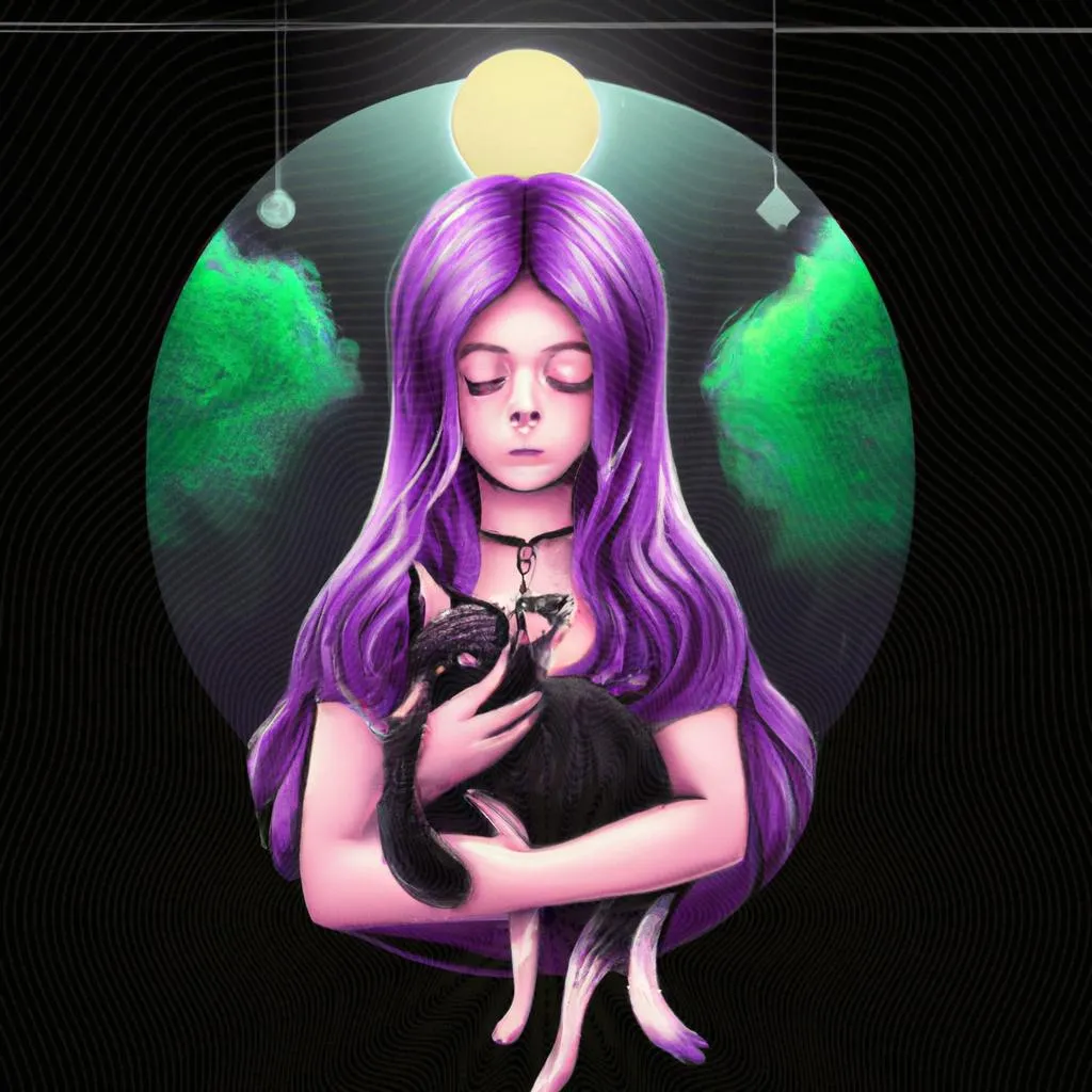 uma impressão artística de sonhar com gato morto espiritismo