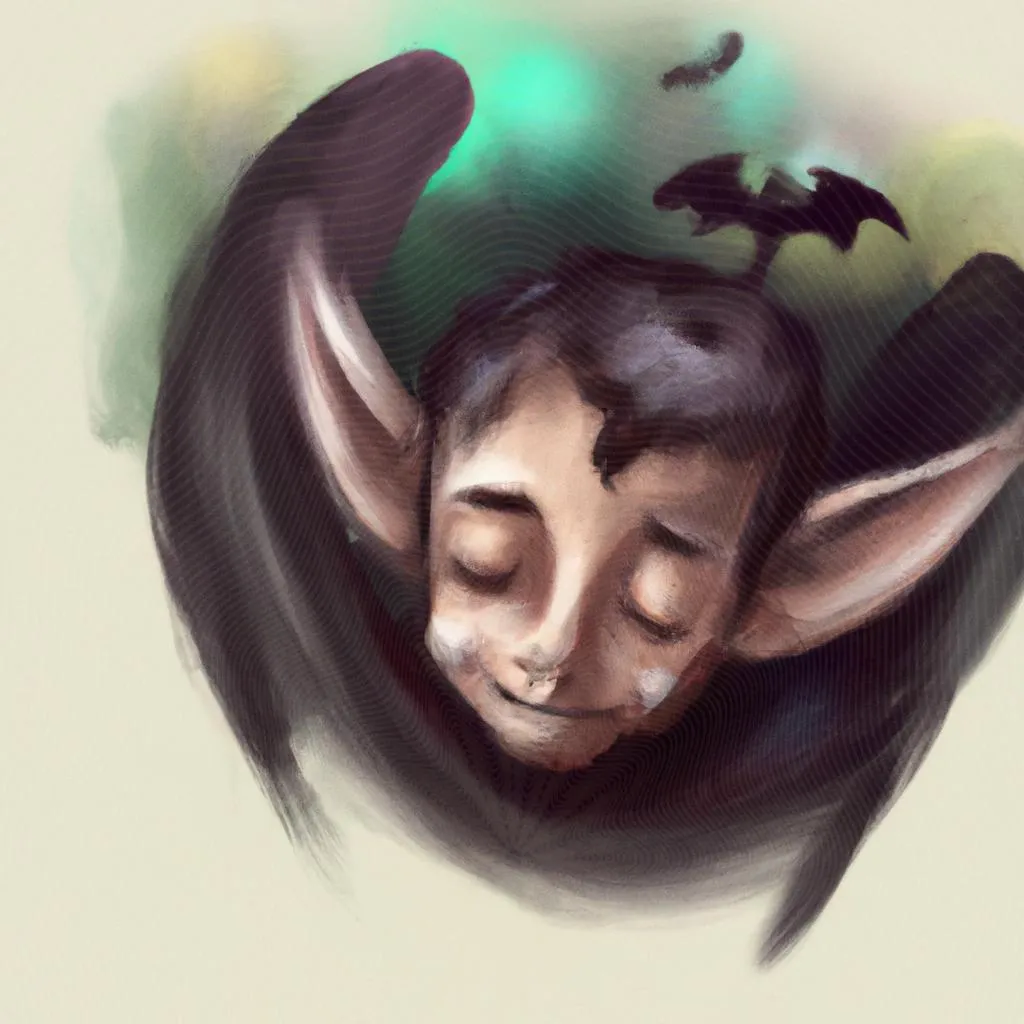 um esquema ilustrado de sonhar com morcego espiritismo