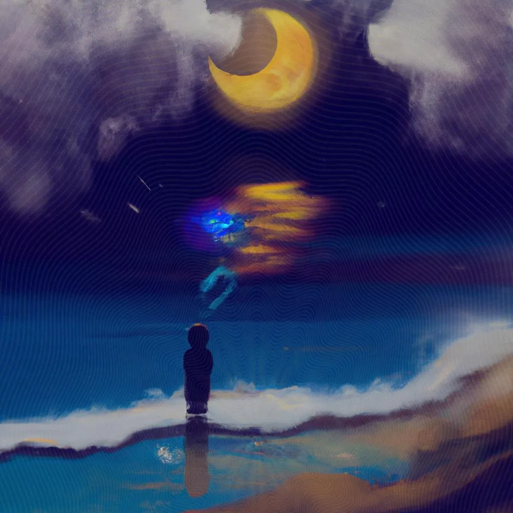 uma cena gráfica de sonhar com praia espiritismo