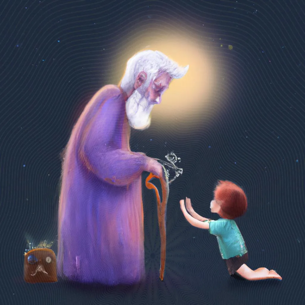 uma pintura figurativa de sonhar conversando com avó que já morreu espiritismo