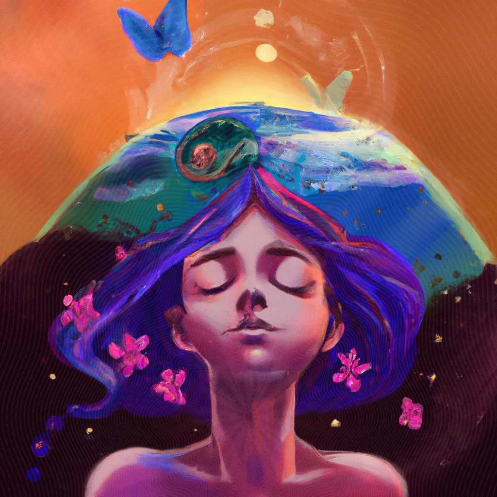  uma imagem gráfica sobre sonho lúcido espiritismo