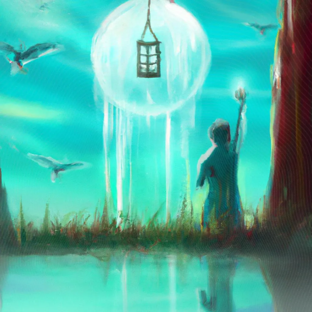 uma composição ilustrativa de sonho lúcido espiritismo