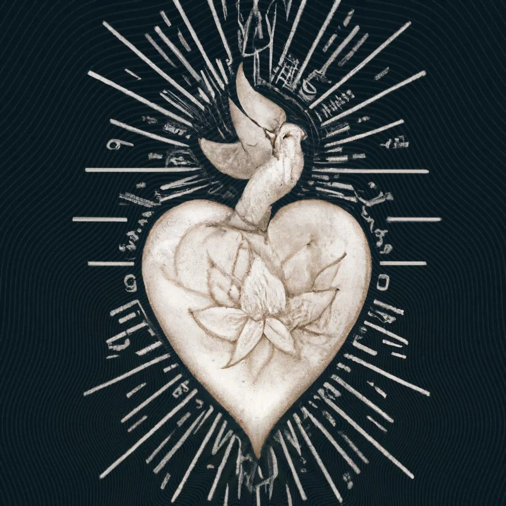 uma arte gráfica sobre tattoo espirito santo delicada