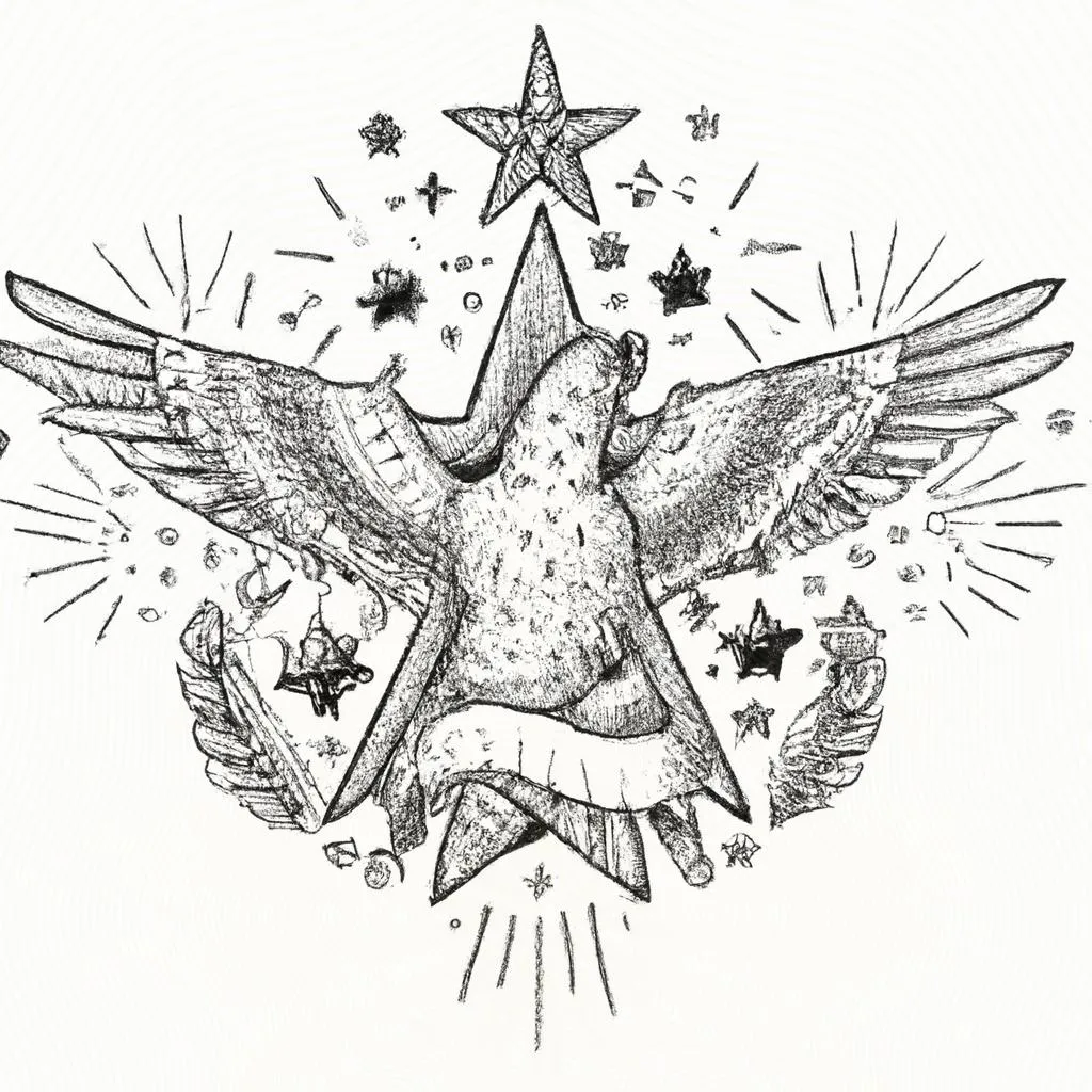 um diagrama visual sobre tattoo espirito santo delicada