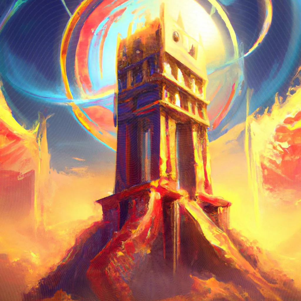 Templos Espiritas: Descubra a Conexão Entre o Mundo Físico e Espiritual 3 uma imagem impressionista de templos espiritas